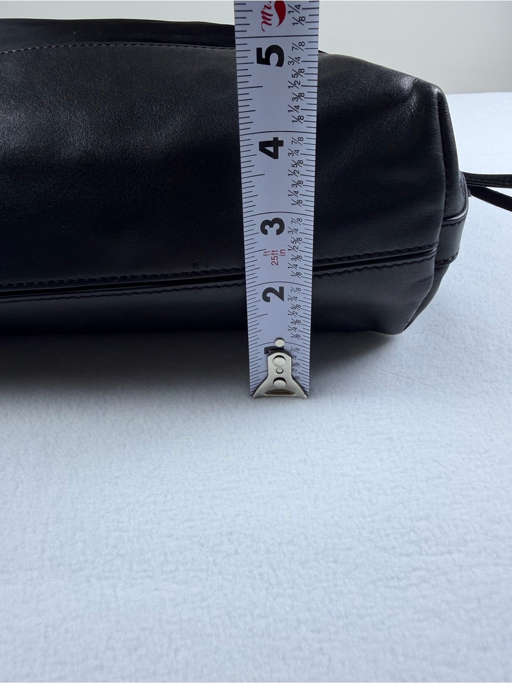 Tory Burch Black Nylon & Leather Drawstring Tote Shoulder Bag Gold Hardware - Picture 11 of 13